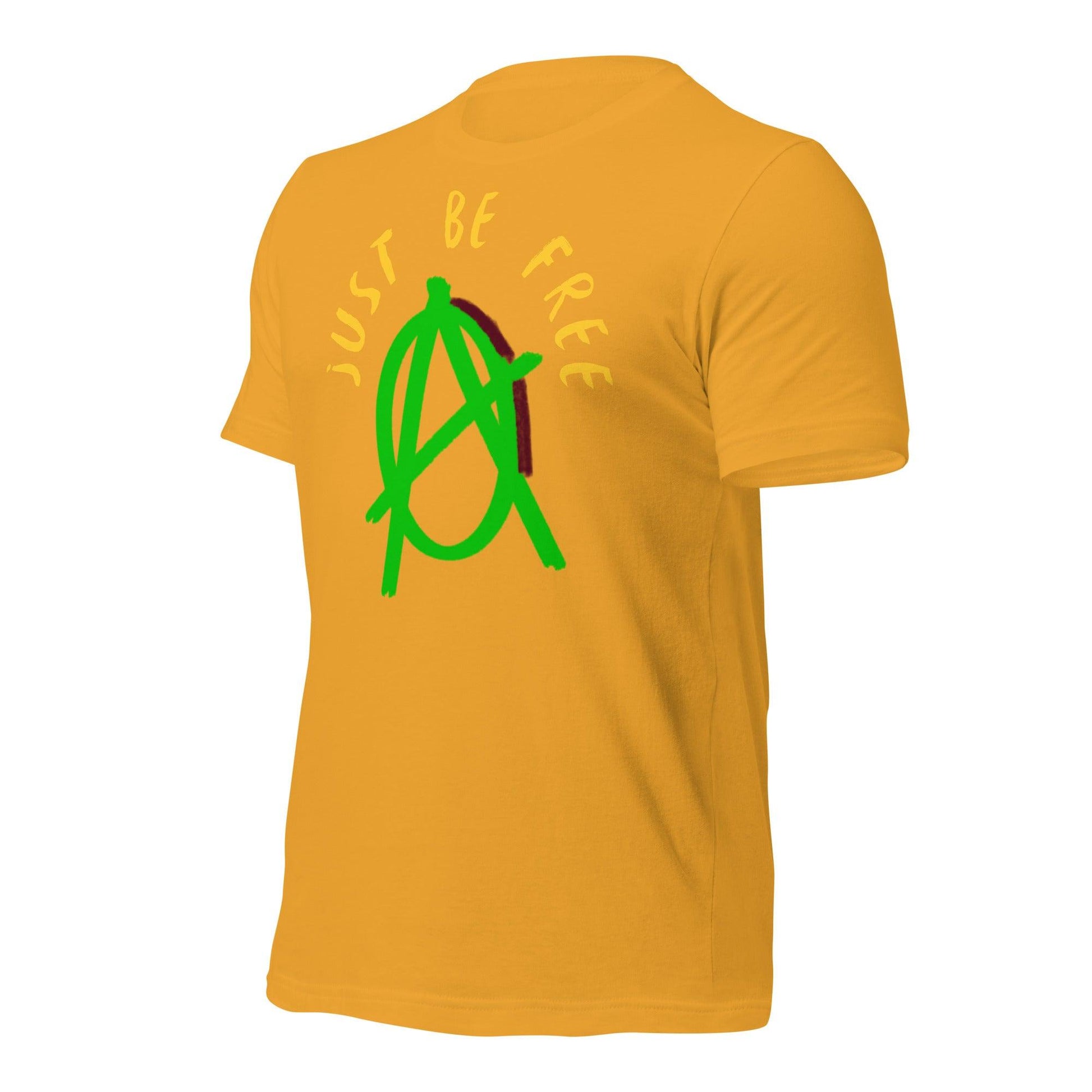Anarchy Wear "Just Be Free" Green Pastels Unisex t-shirt - AnarchyWear