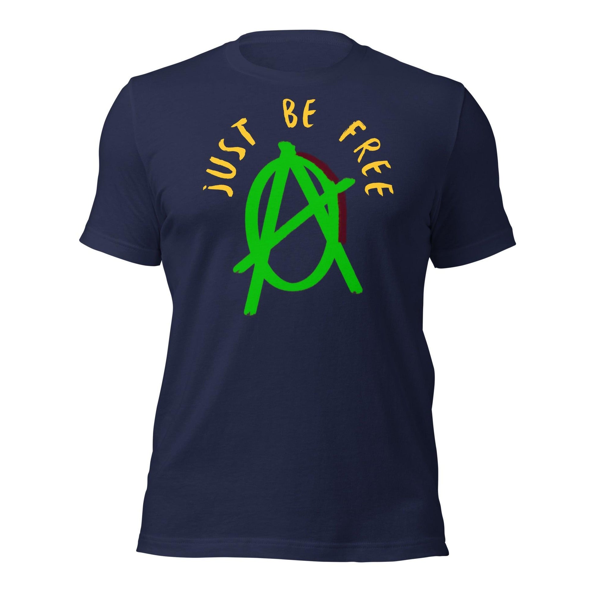 Anarchy Wear "Just Be Free" Green Unisex t-shirt - AnarchyWear