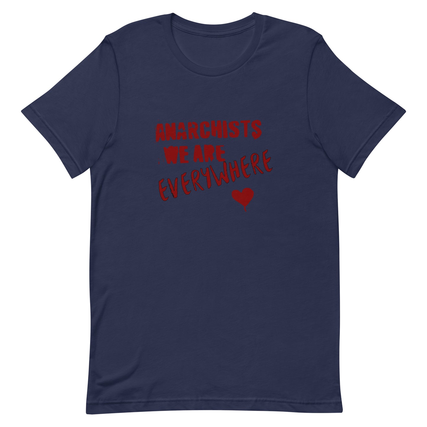 Anarchy Wear "We Are Every Where" Red Unisex t-shirt