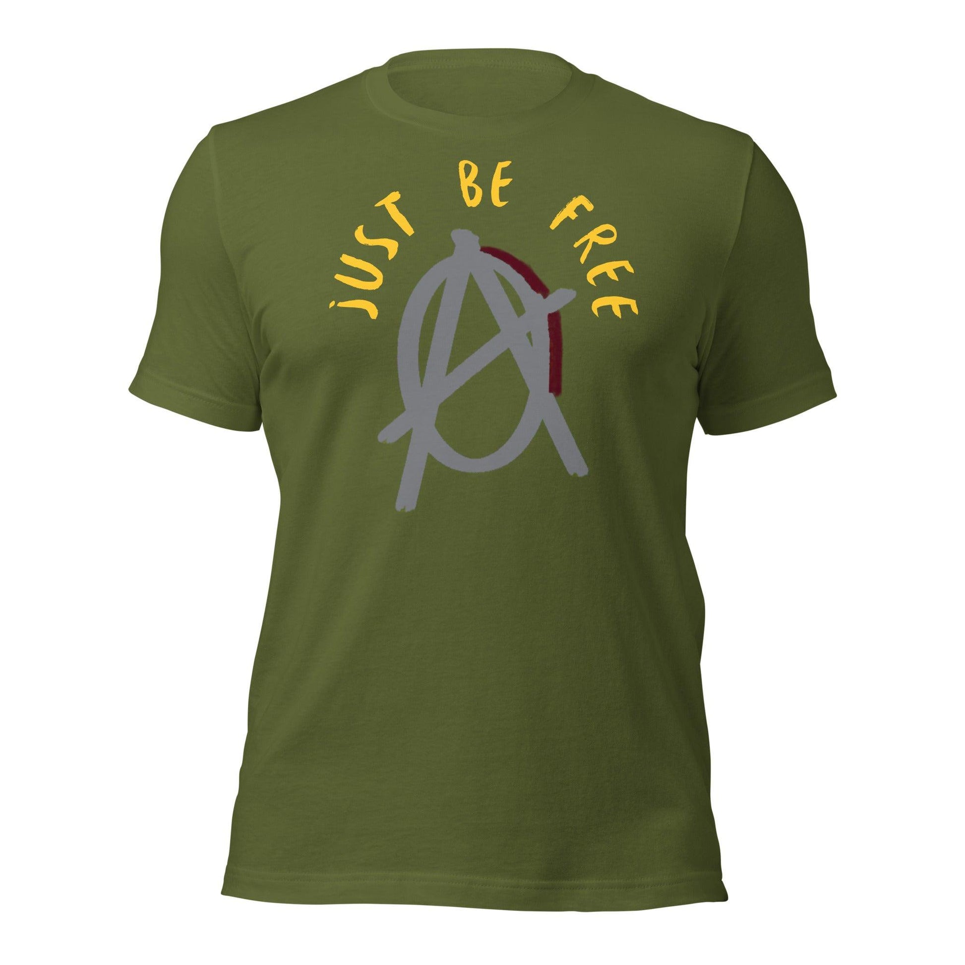 Anarchy Wear "Just Be Free" Agora Grey Unisex t-shirt - AnarchyWear
