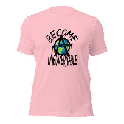"Become Ungovernable" By @DigitalDuelist Unisex t-shirt - AnarchyWear