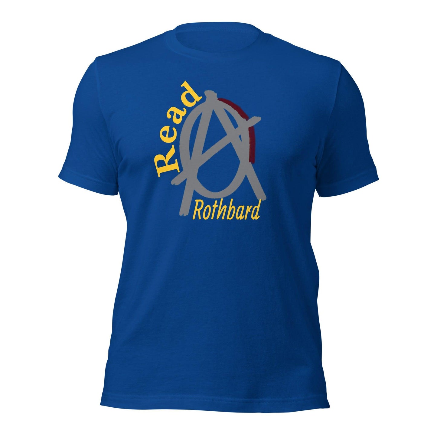 Anarchy Wear Agora Grey "Read Rothbard" Unisex t-shirt - AnarchyWear