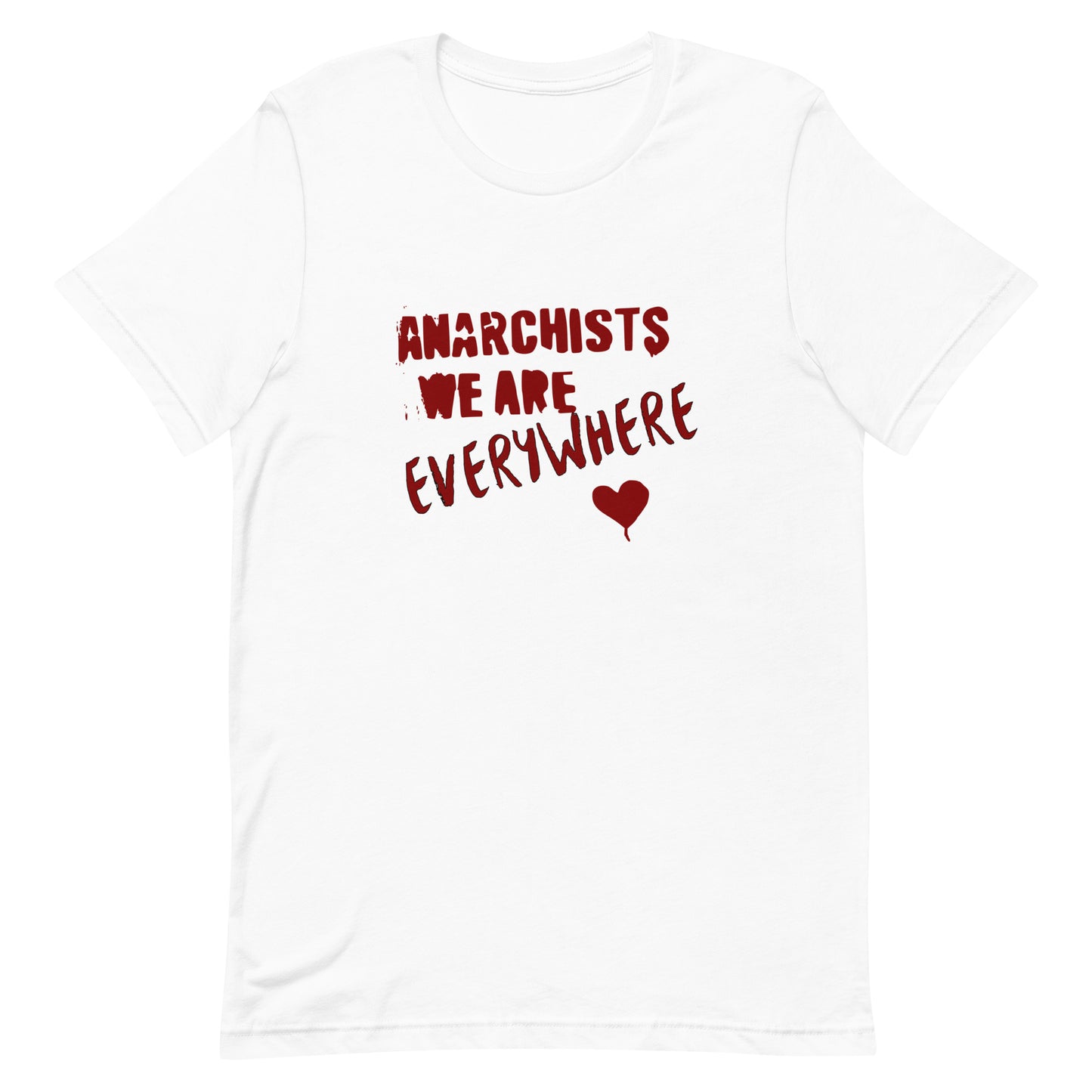 Anarchy Wear "We Are Every Where" Red Unisex t-shirt