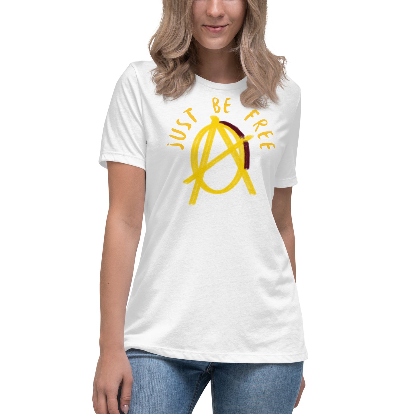 Anarchy Wear "Just Be Free" Women's Relaxed T-Shirt