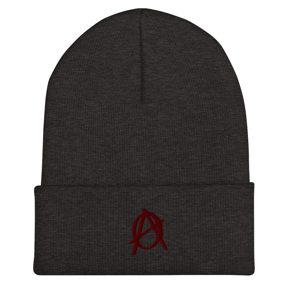 Anarchy Red Cuffed Beanie - AnarchyWear