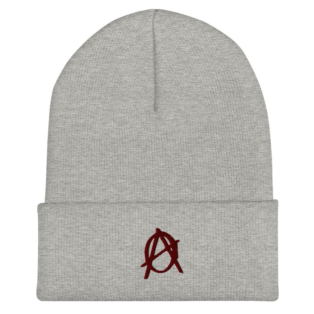 Anarchy Red Cuffed Beanie - AnarchyWear