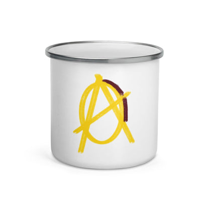 Anarchy Themed Enamel Mug - AnarchyWear