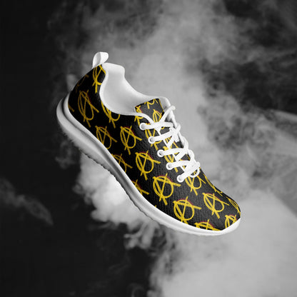 Anarchy Wear Black and Gold Men's Athletic Shoes - AnarchyWear