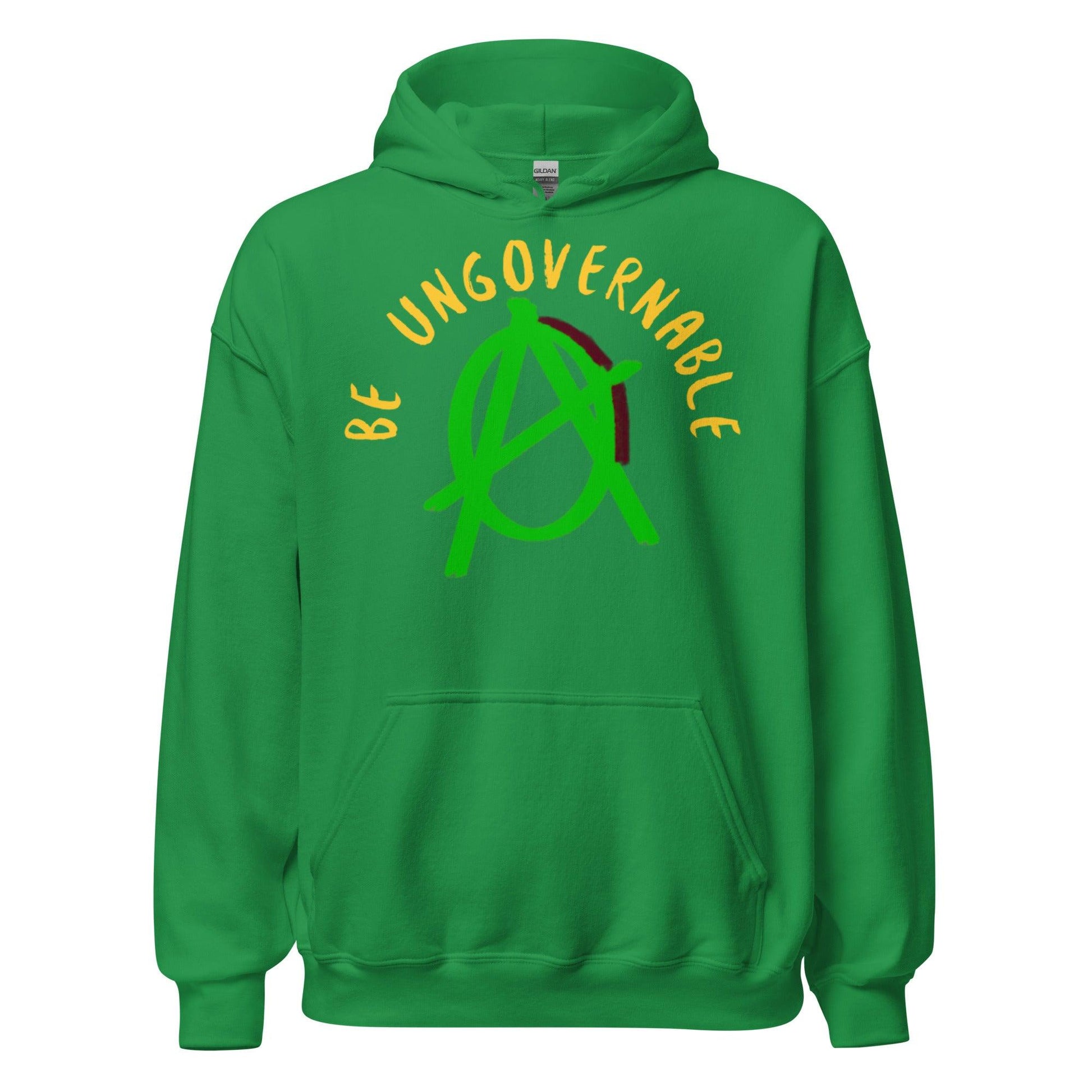 Anarchy Wear Green "Be Ungovernable" Hoodie - AnarchyWear