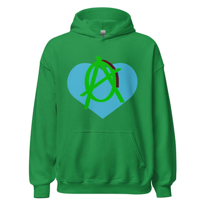Anarchy Wear Green Love Hoodie - AnarchyWear