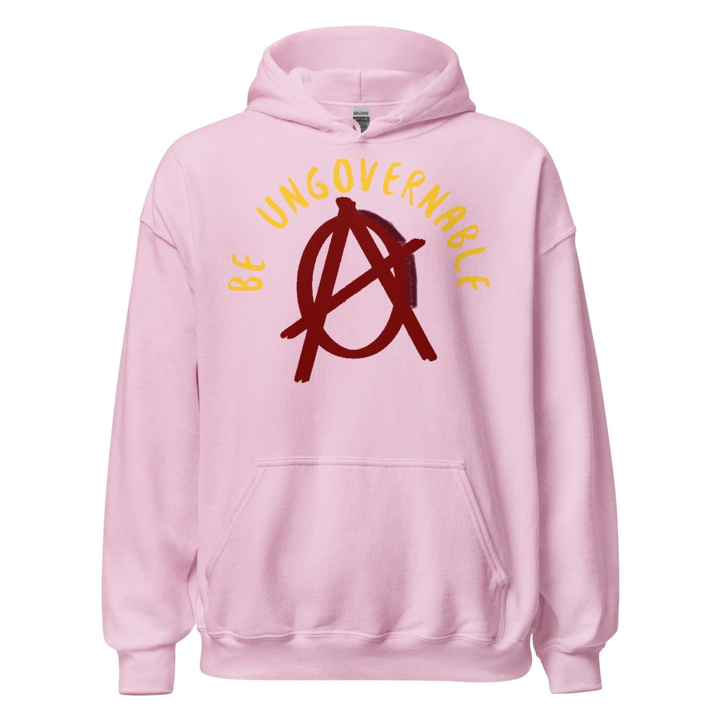 Anarchy Wear Red "Be Ungovernable" Hoodie - AnarchyWear