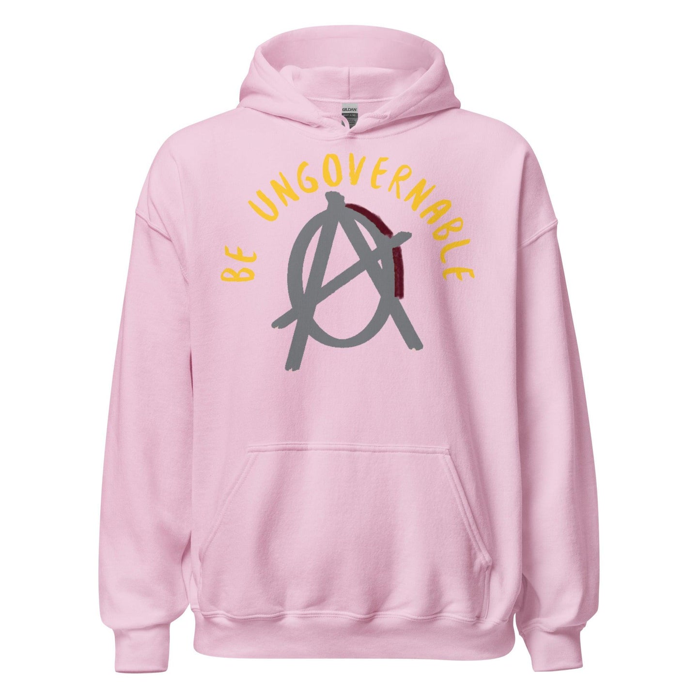 Anarchy Wear Agora Grey "Be Ungovernable" Hoodie - AnarchyWear