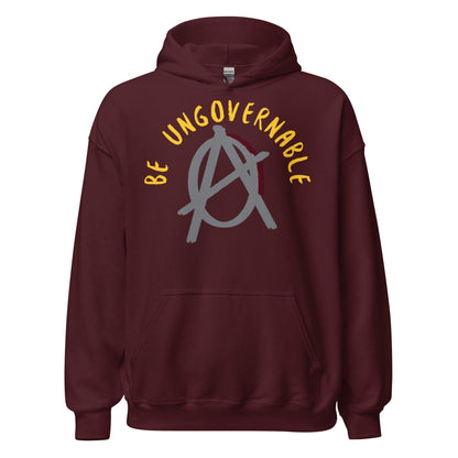 Anarchy Wear Agora Grey "Be Ungovernable" Hoodie - AnarchyWear