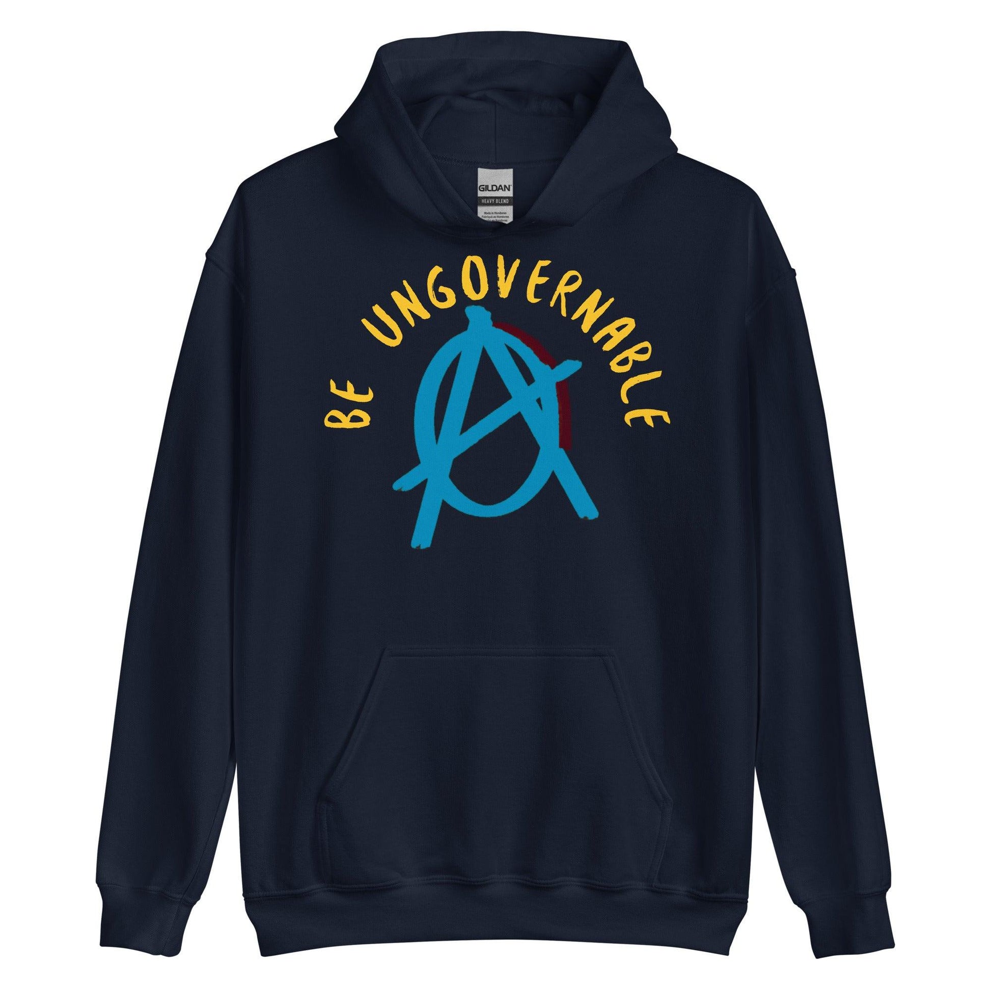 Anarchy Wear Blue "Be Ungovernable" Hoodie - AnarchyWear