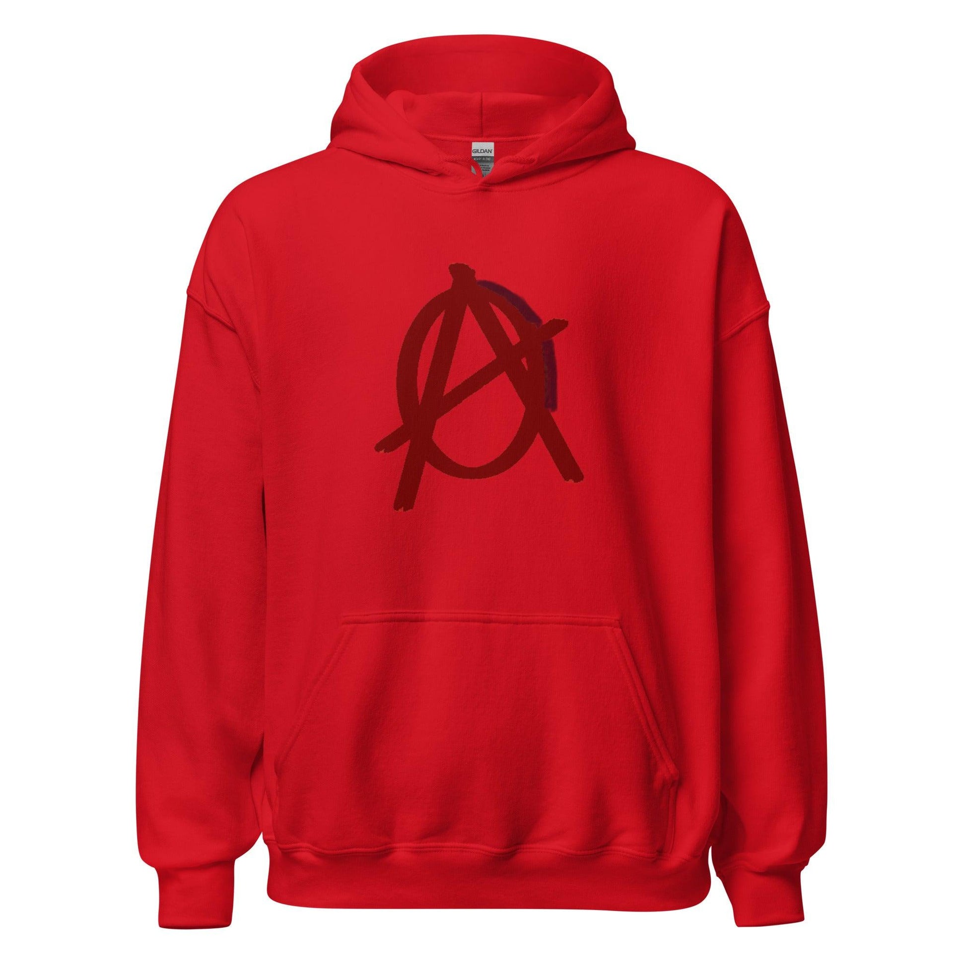 Anarchy Wear Red Hoodie - AnarchyWear