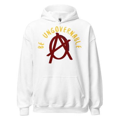 Anarchy Wear Red "Be Ungovernable" Hoodie - AnarchyWear