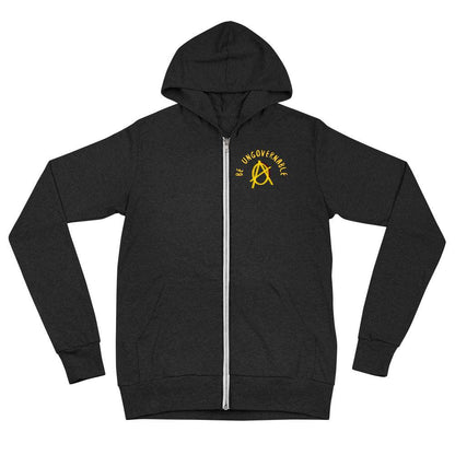 Anarchy Wear "Be Ungovernable" Unisex zip hoodie - AnarchyWear