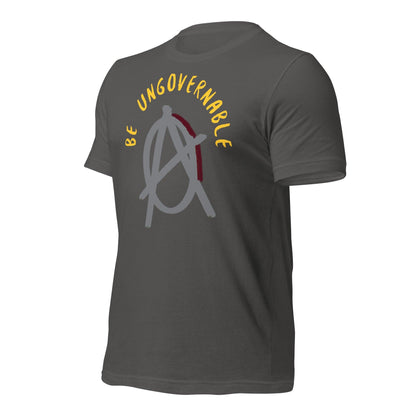 Anarchy Wear "Be Ungovernable" Agora Grey Unisex t-shirt - AnarchyWear