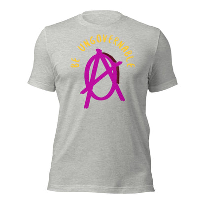 Anarchy Wear "Be Ungovernable" Pink Pastels Unisex t-shirt - AnarchyWear