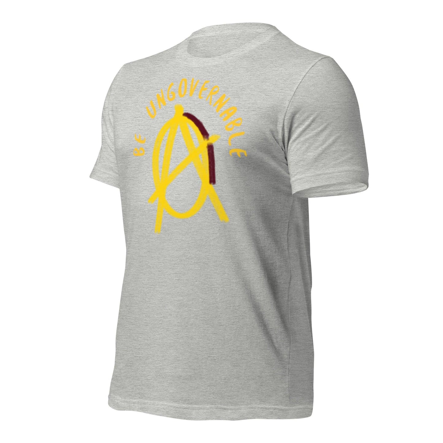 Anarchy Wear "Be Ungovernable" Gold Pastels Unisex t-shirt - AnarchyWear