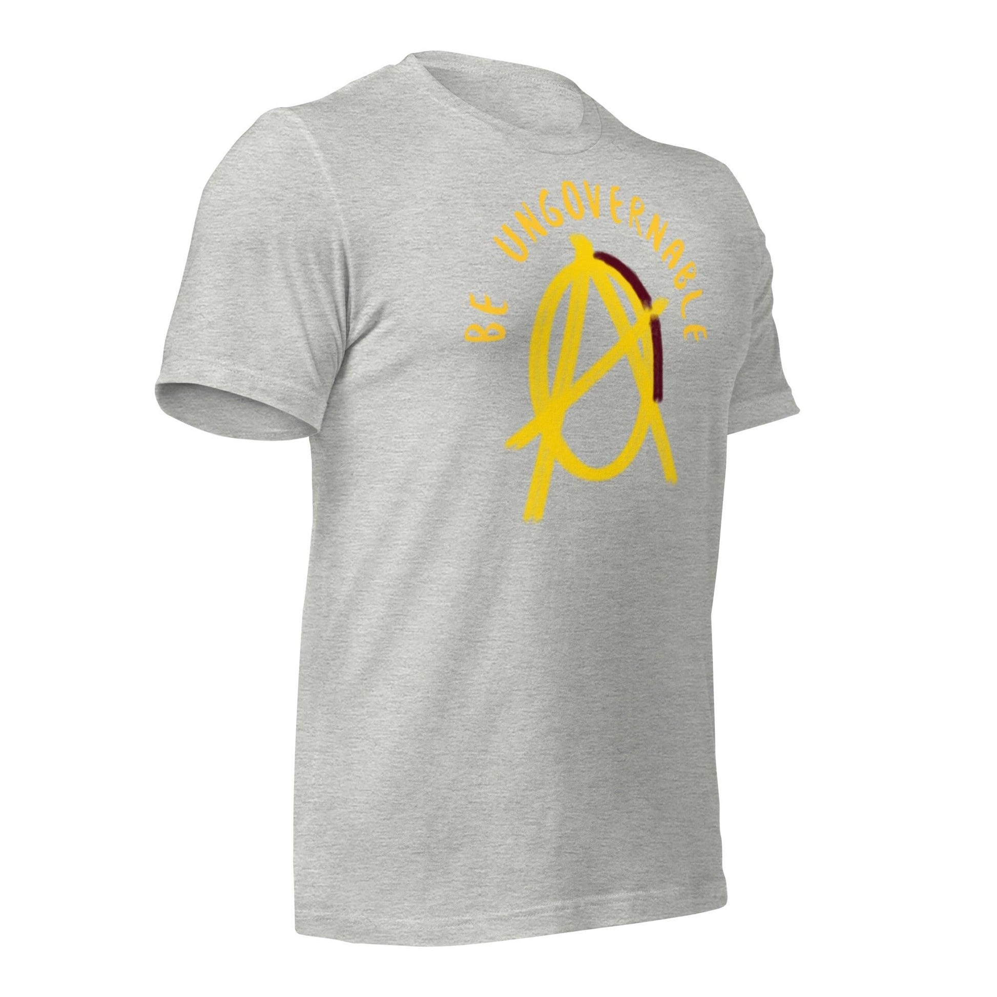 Anarchy Wear "Be Ungovernable" Gold Pastels Unisex t-shirt - AnarchyWear