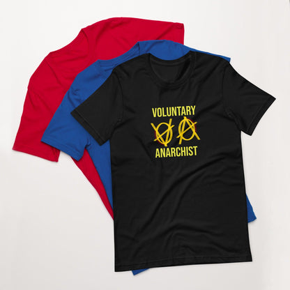 Anarchy Wear "Voluntary-Anarchist" Unisex t-shirt - AnarchyWear