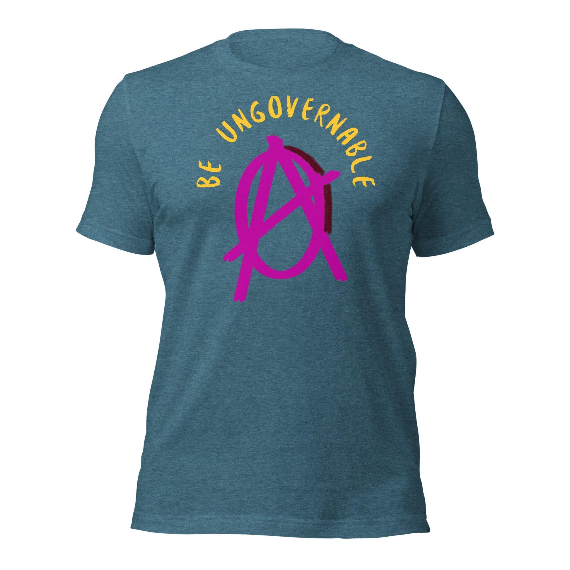 Anarchy Wear "Be Ungovernable" Pink Unisex t-shirt - AnarchyWear