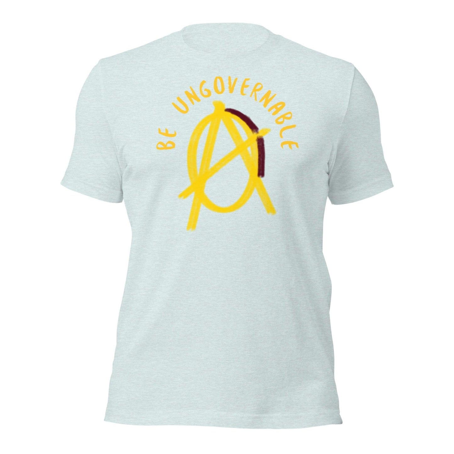 Anarchy Wear "Be Ungovernable" Gold Pastels Unisex t-shirt - AnarchyWear