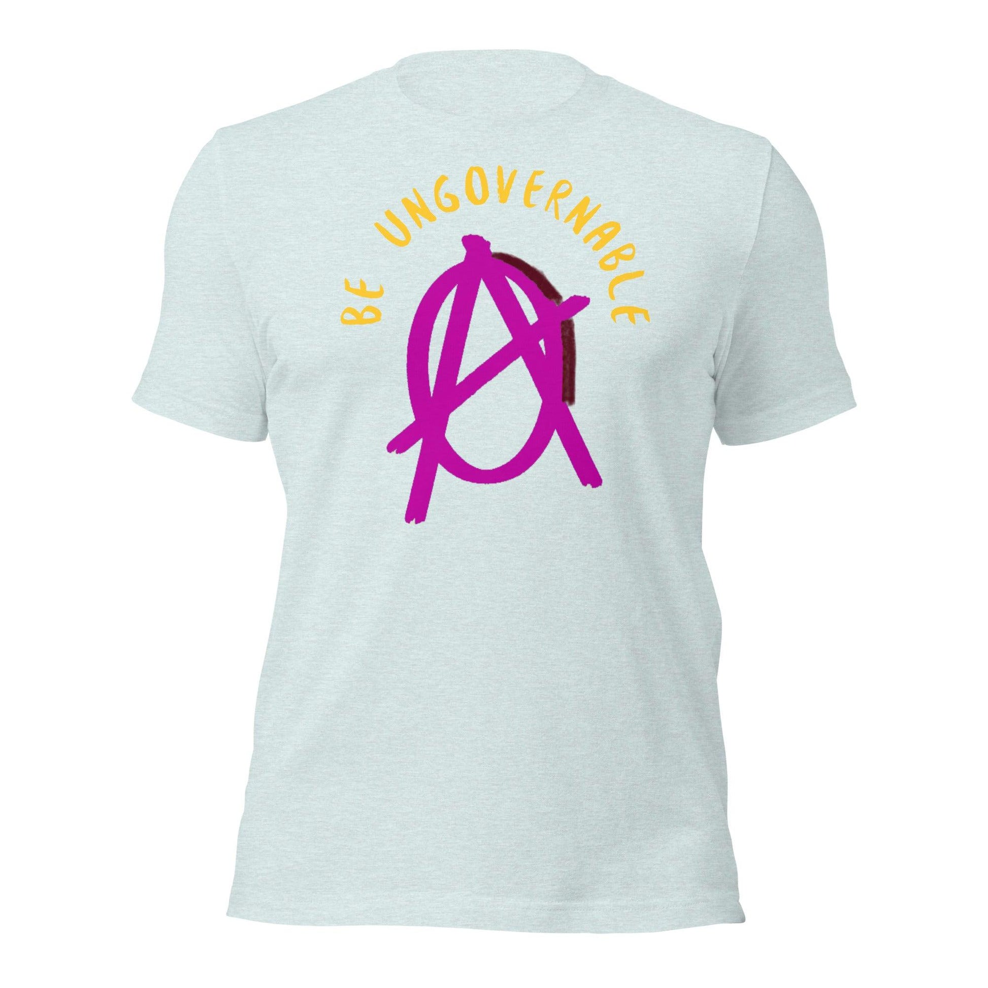 Anarchy Wear "Be Ungovernable" Pink Pastels Unisex t-shirt - AnarchyWear