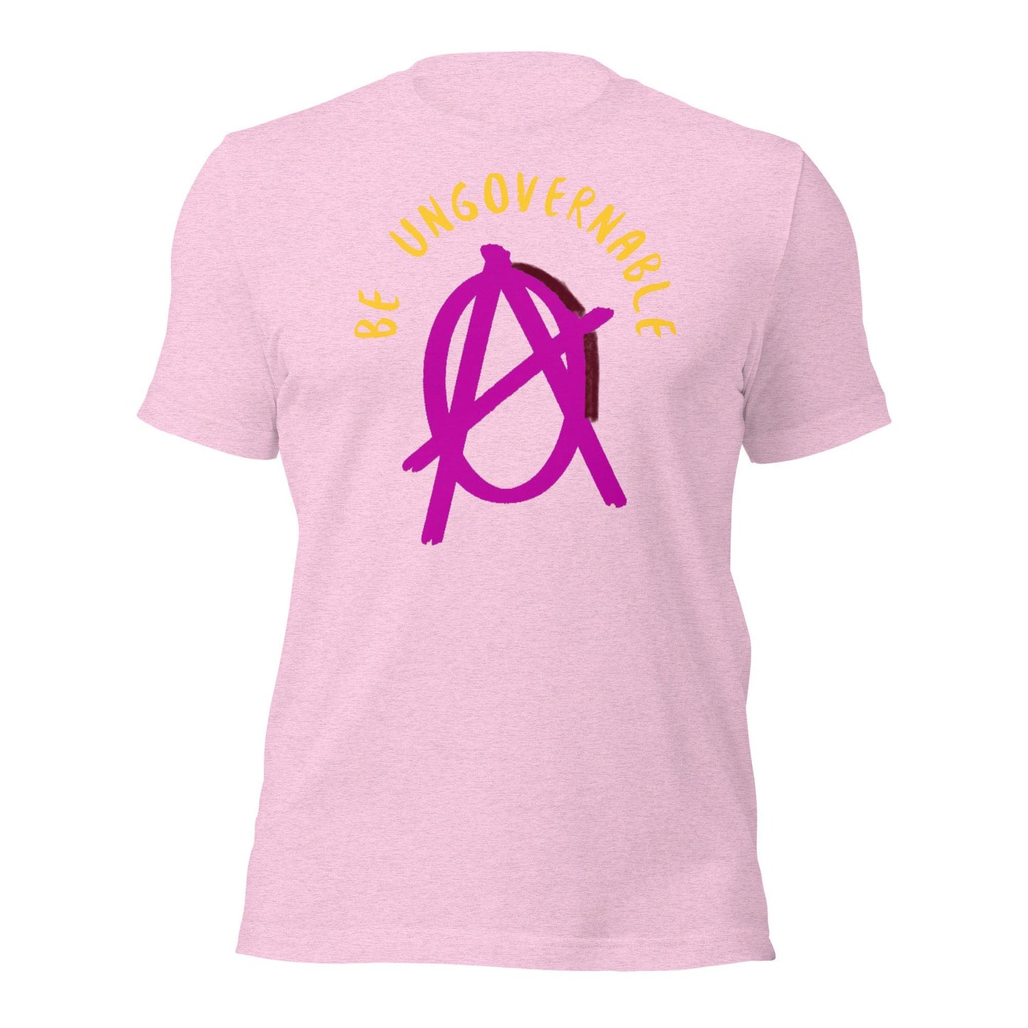 Anarchy Wear "Be Ungovernable" Pink Pastels Unisex t-shirt - AnarchyWear