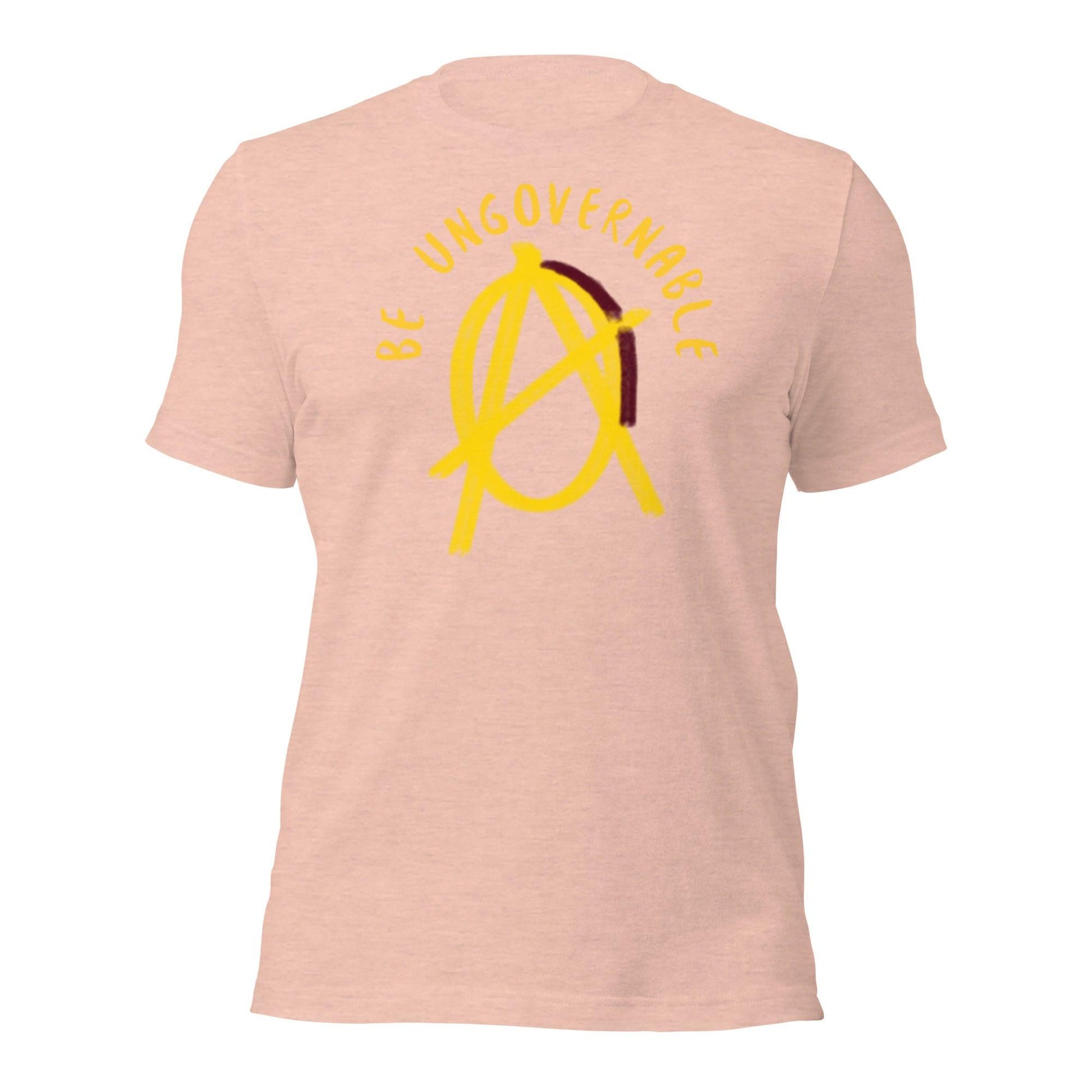 Anarchy Wear "Be Ungovernable" Gold Pastels Unisex t-shirt - AnarchyWear