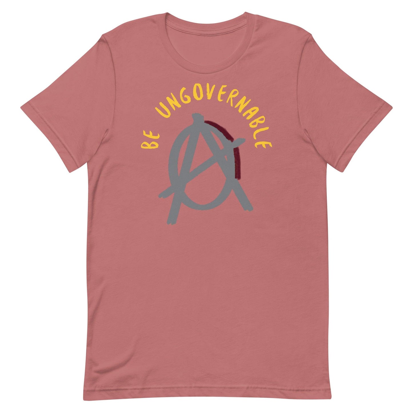 Anarchy Wear "Be Ungovernable" Agora Grey Pastels Unisex t-shirt - AnarchyWear