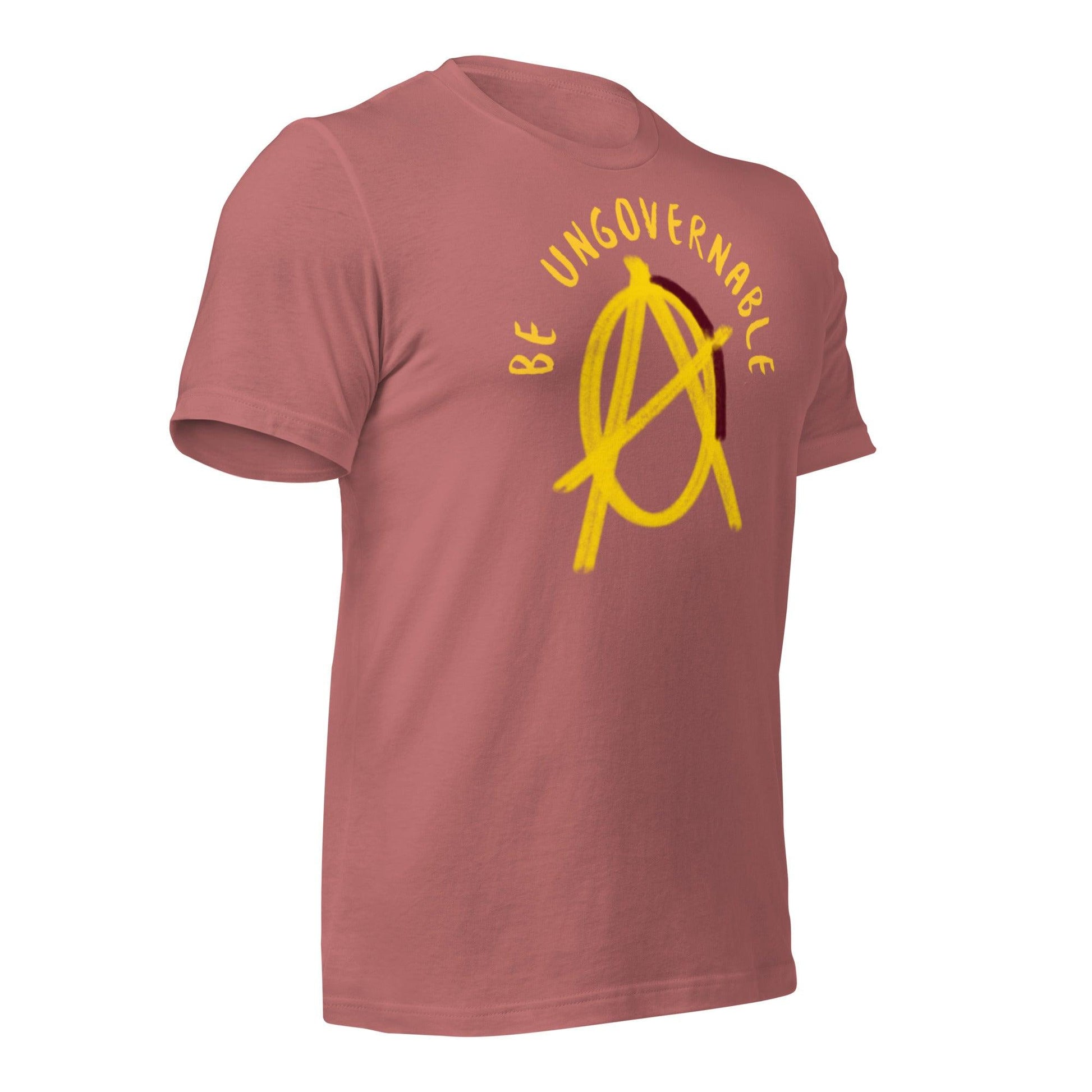 Anarchy Wear "Be Ungovernable" Gold Pastels Unisex t-shirt - AnarchyWear