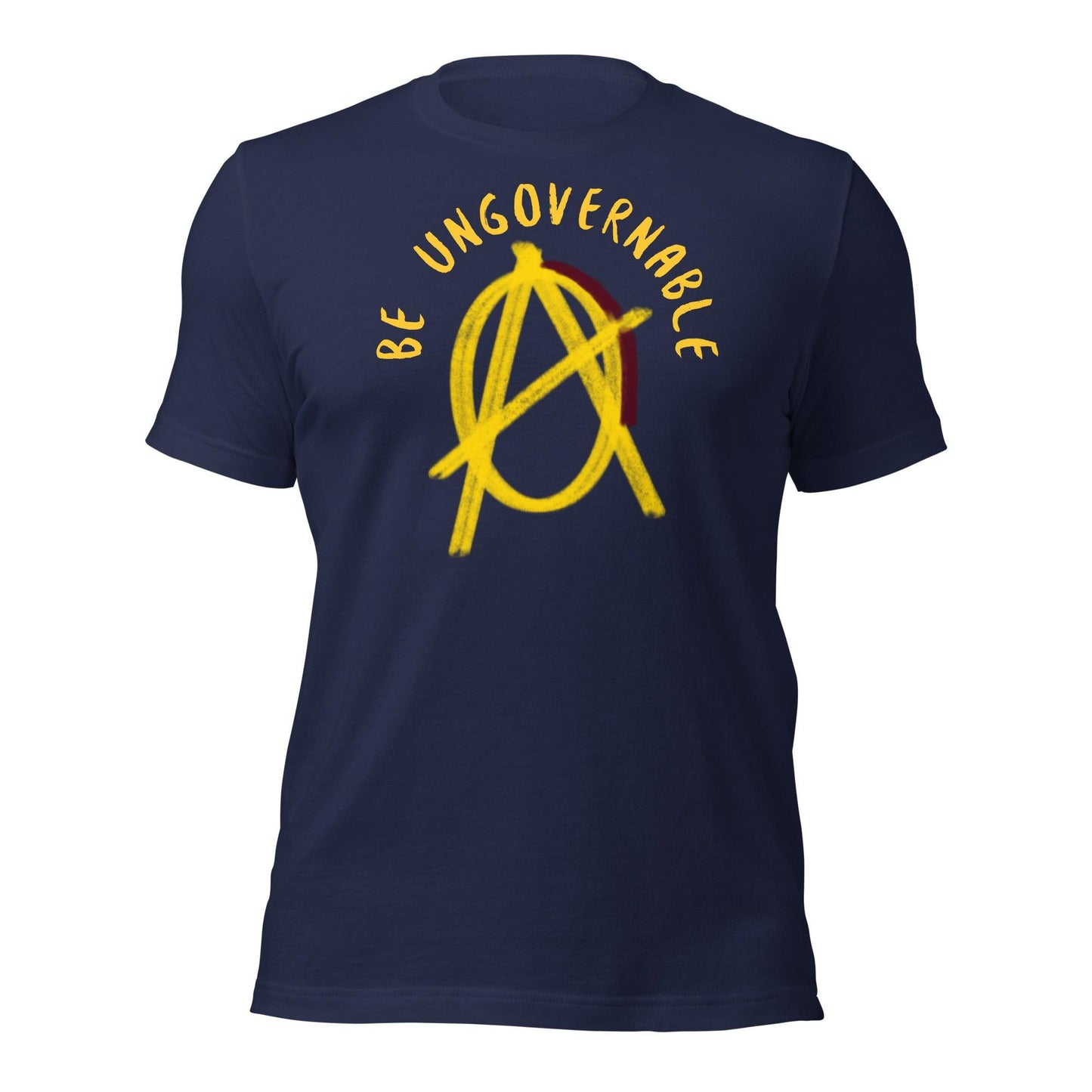 Anarchy Wear "Be Ungovernable" Gold Unisex t-shirt - AnarchyWear