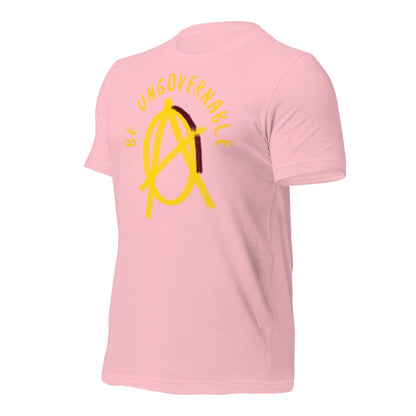 Anarchy Wear "Be Ungovernable" Gold Pastels Unisex t-shirt - AnarchyWear