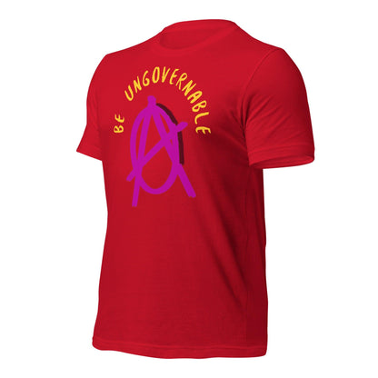 Anarchy Wear "Be Ungovernable" Pink Unisex t-shirt - AnarchyWear