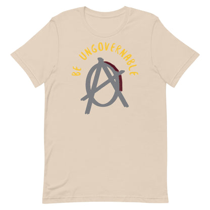 Anarchy Wear "Be Ungovernable" Agora Grey Pastels Unisex t-shirt - AnarchyWear