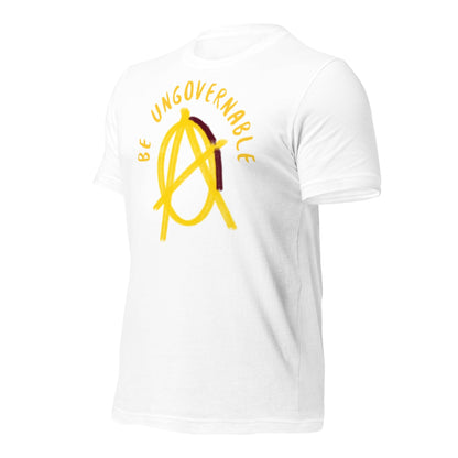 Anarchy Wear "Be Ungovernable" Gold Pastels Unisex t-shirt - AnarchyWear