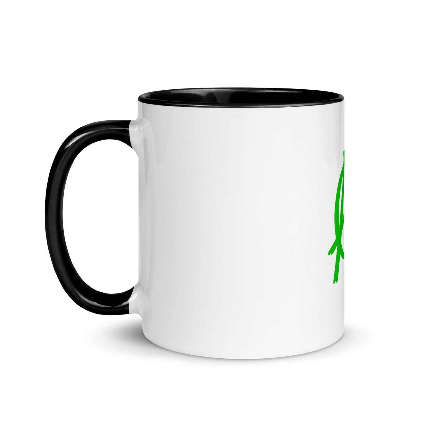 Green Anarchy Mug with Color Inside - AnarchyWear