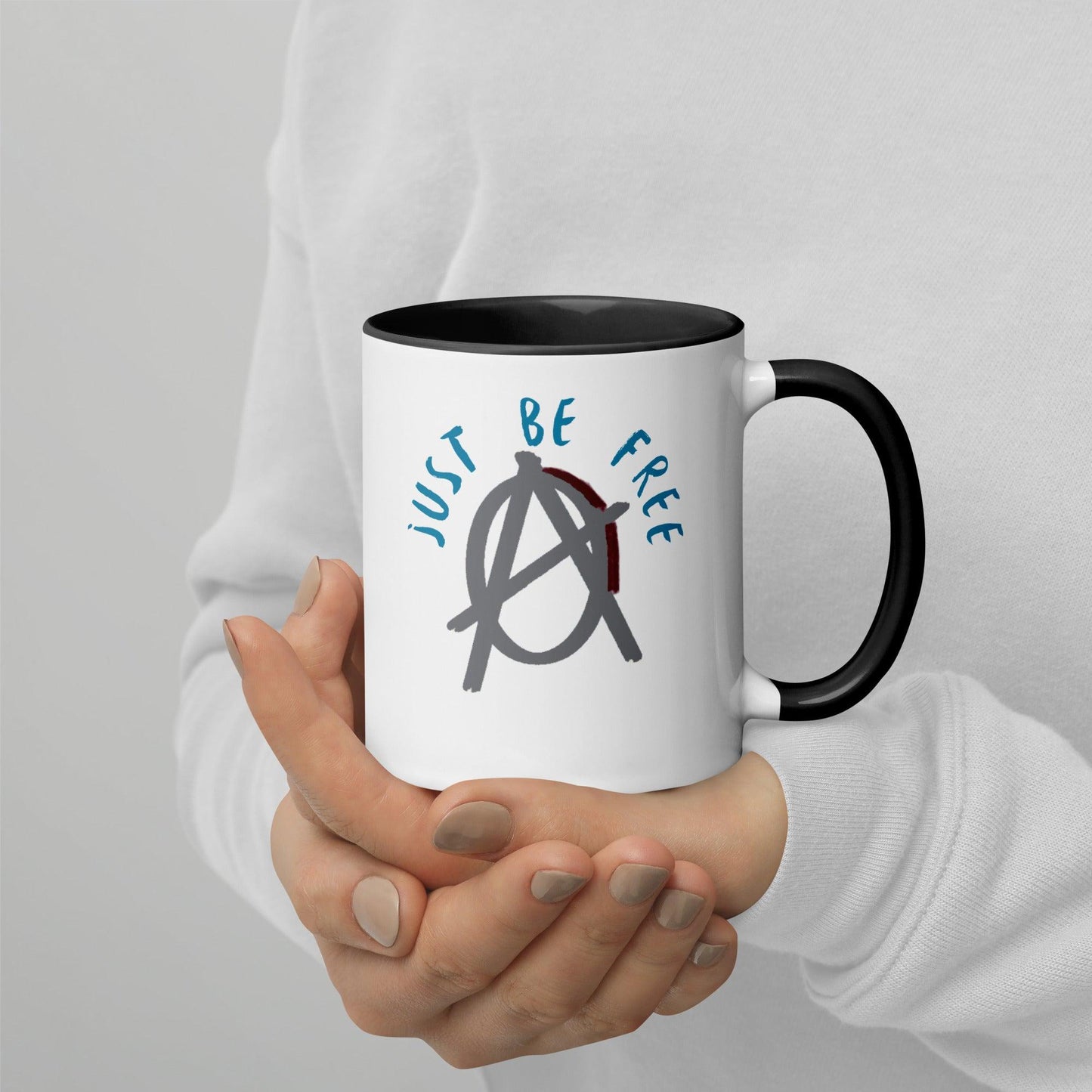 "Just Be Free" Agora Anarchy Mug - AnarchyWear