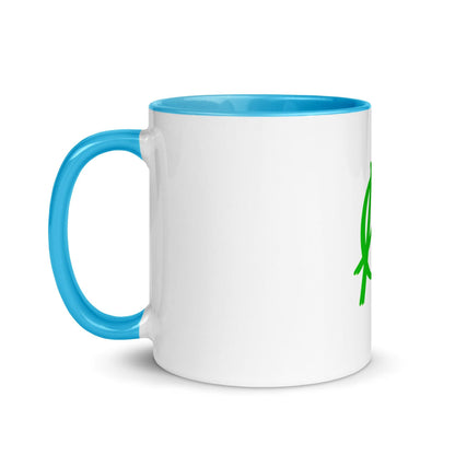 Green Anarchy Mug with Color Inside - AnarchyWear