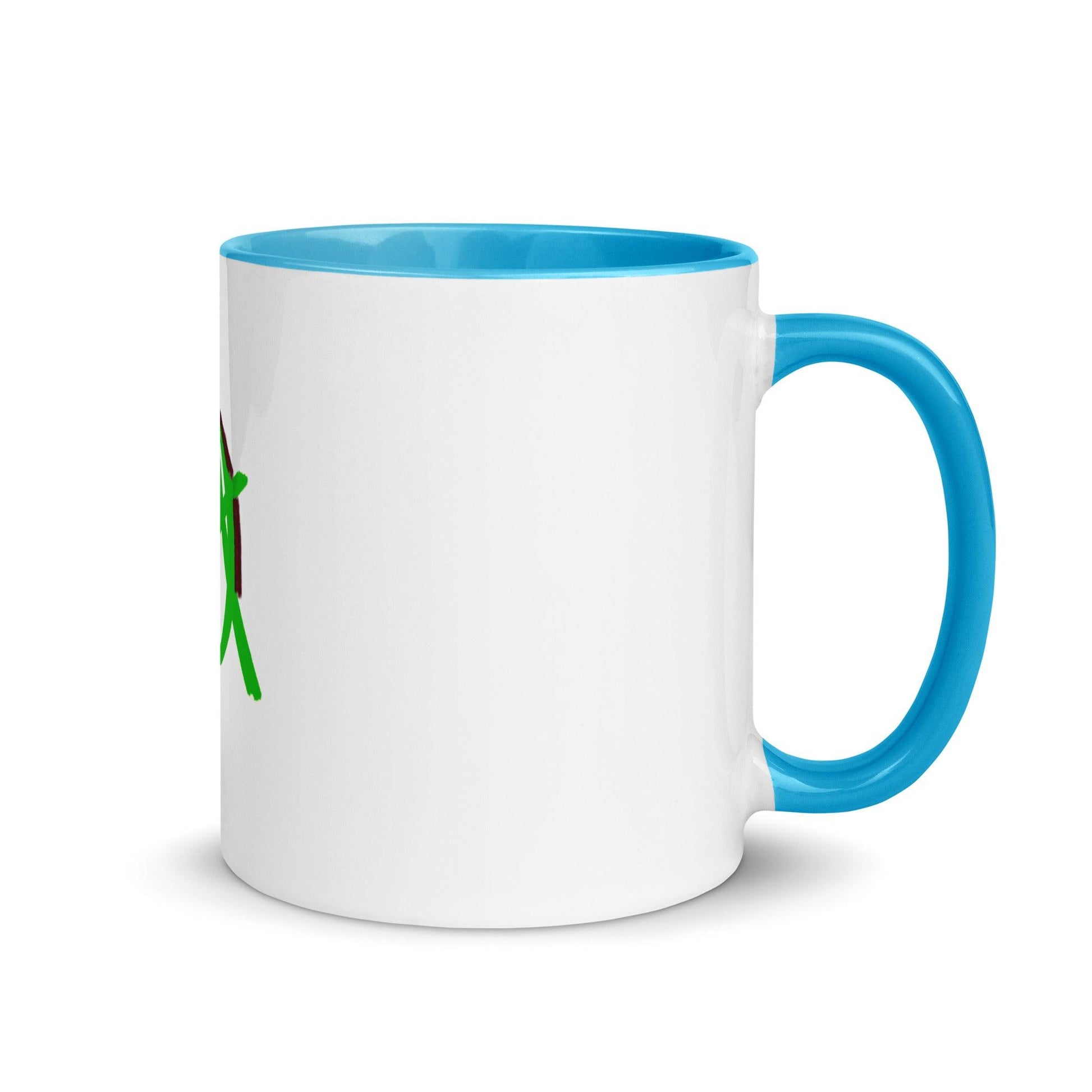 Green Anarchy Mug with Color Inside - AnarchyWear