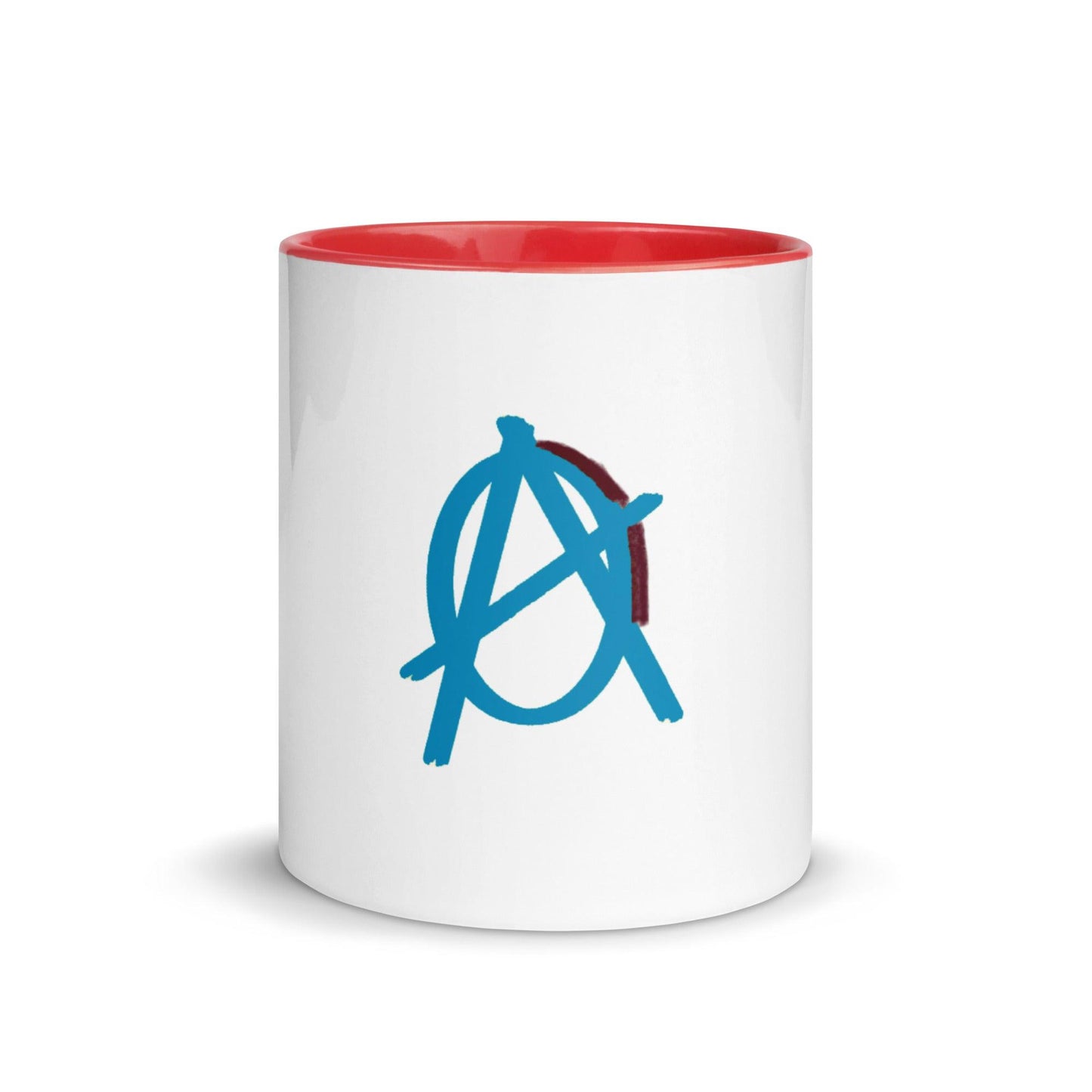 Blue Anarchy Mug with Color Inside - AnarchyWear