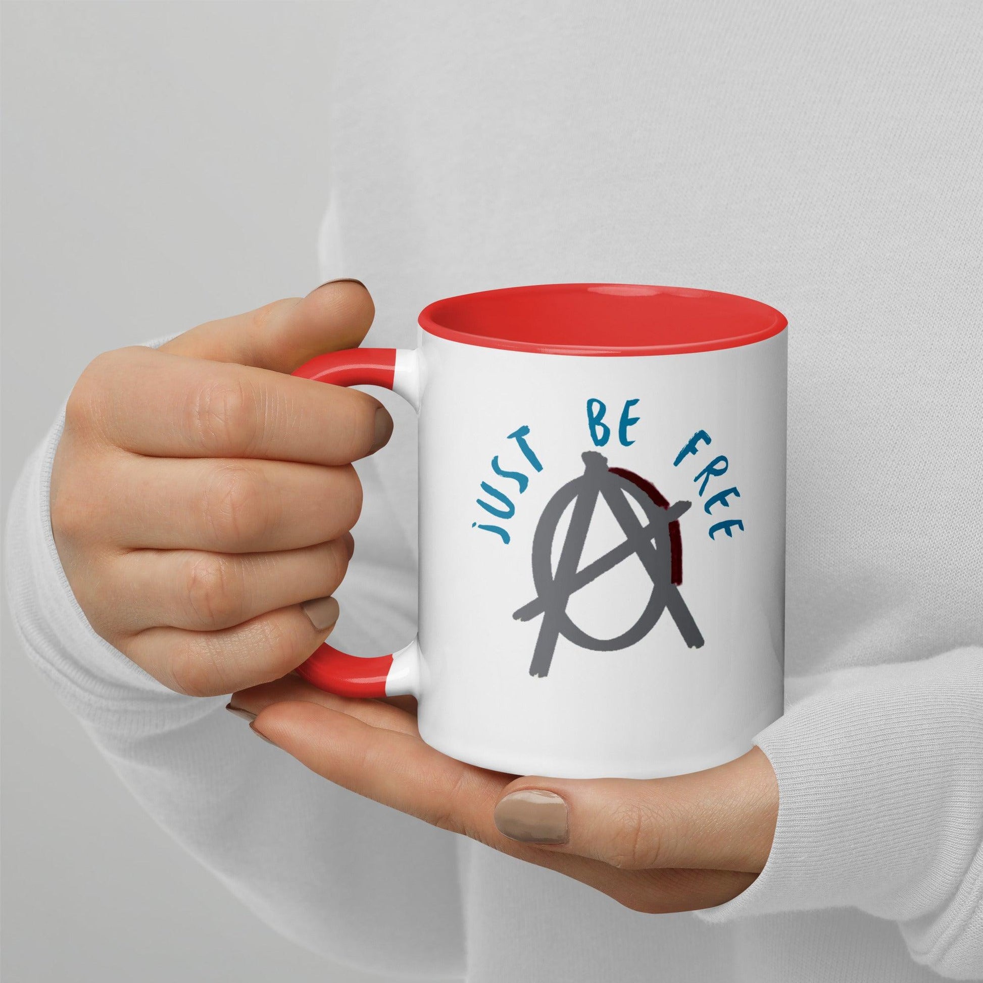 "Just Be Free" Agora Anarchy Mug - AnarchyWear