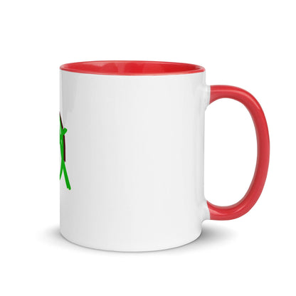 Green Anarchy Mug with Color Inside - AnarchyWear