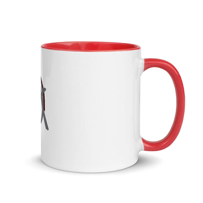 Grey Anarchy Mug with Color Inside - AnarchyWear