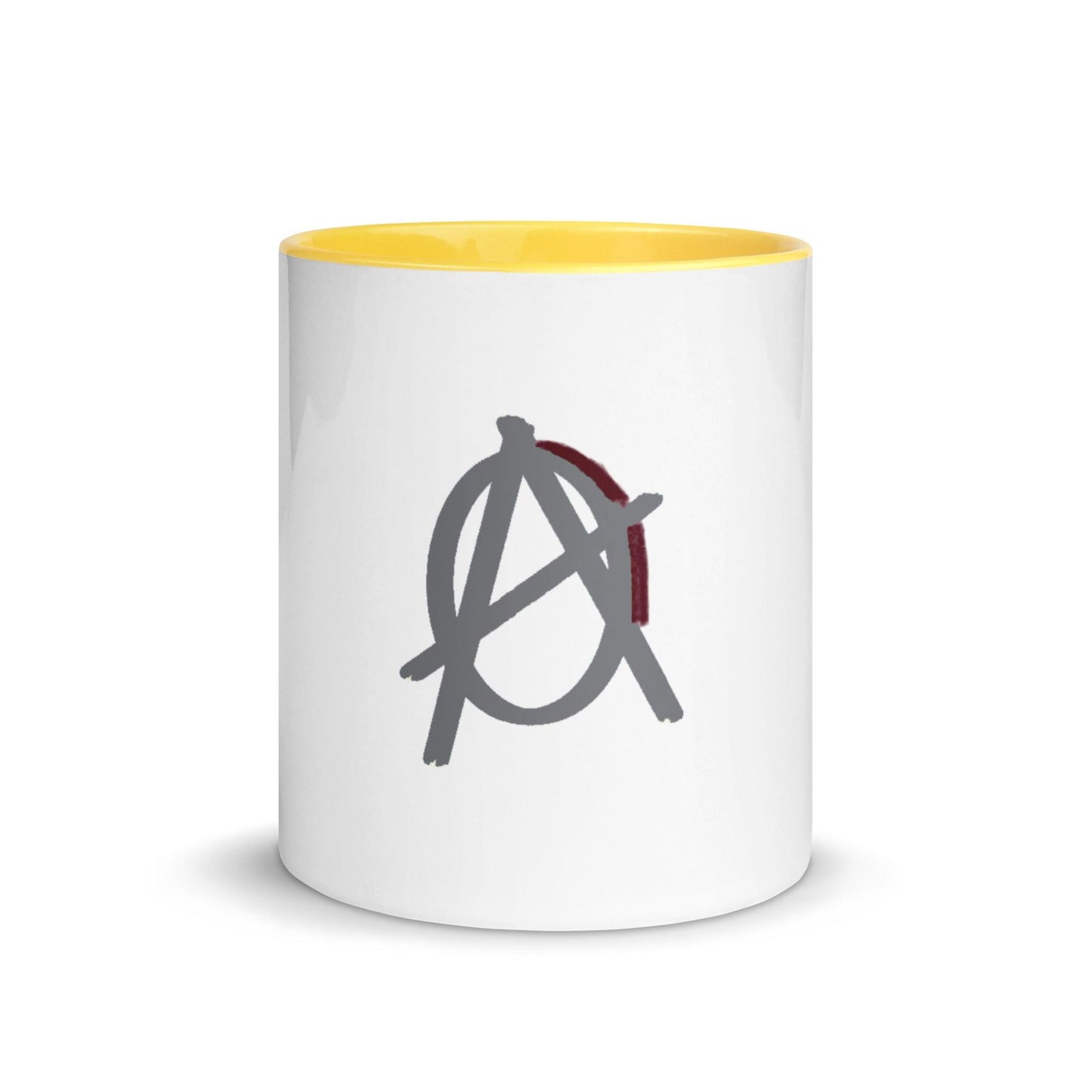 Grey Anarchy Mug with Color Inside - AnarchyWear