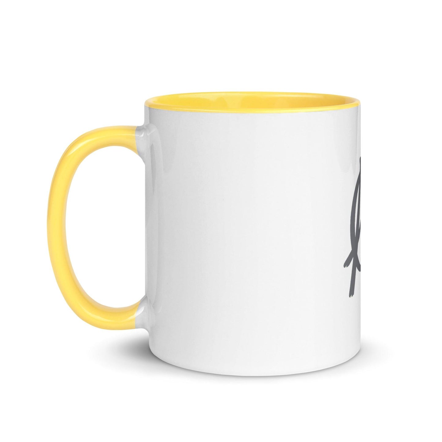 Grey Anarchy Mug with Color Inside - AnarchyWear