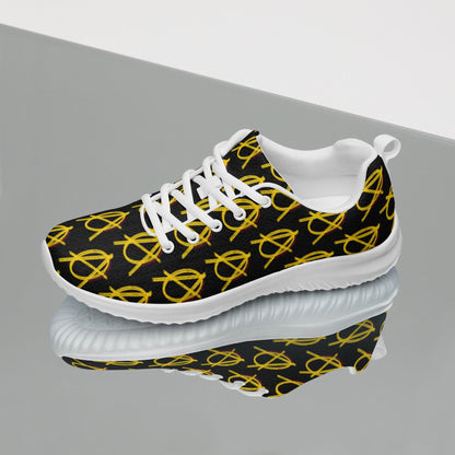 Anarchy Wear Black and Gold Women’s athletic shoes - AnarchyWear
